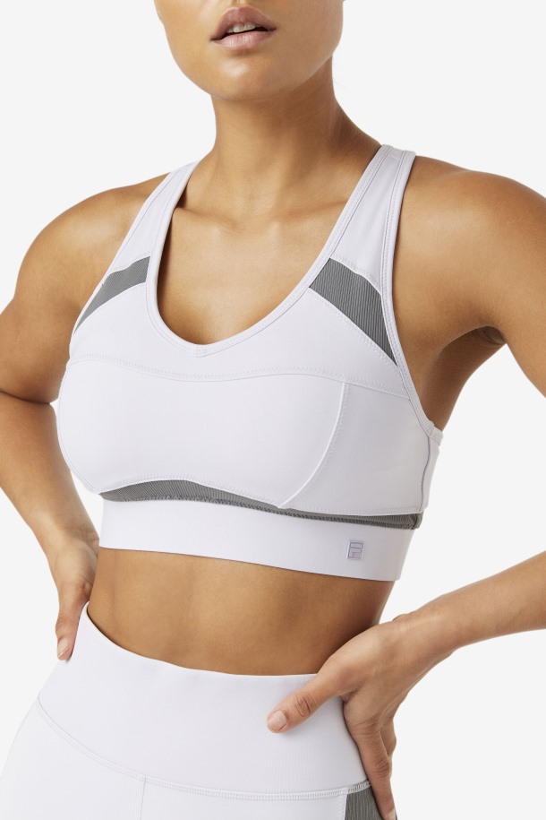 Sujetador Deportivo Uplift Racerback Fila Outlets Lblu/gargl
