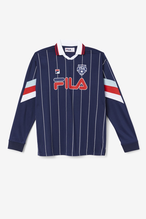 Camiseta De Portero Fila Outlets Zorra Azul Marino/blanco/rojo