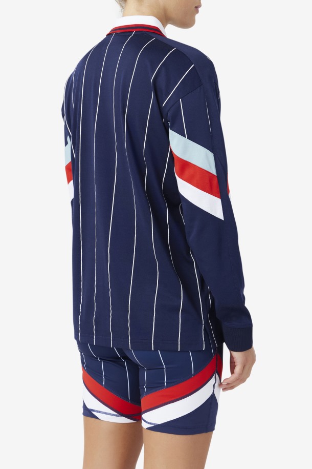Camiseta De Portero Fila Outlets Zorra Azul Marino/blanco/rojo