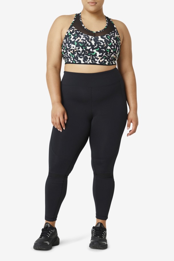 Fila Outlet Forza Color Block Legging Negro
