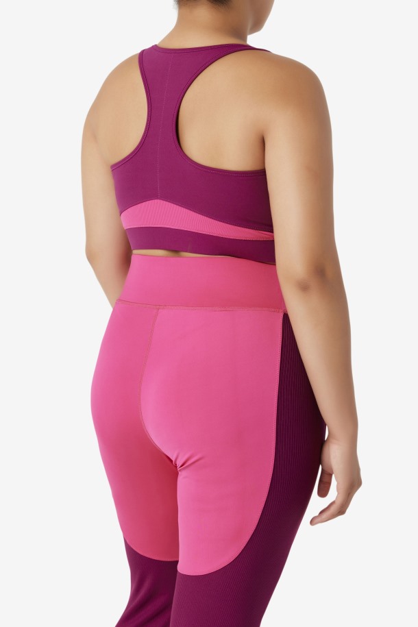 Magenta Violeta/brillante Rosa Fila Outlets Uplift Racerback Sujetador Deportivo