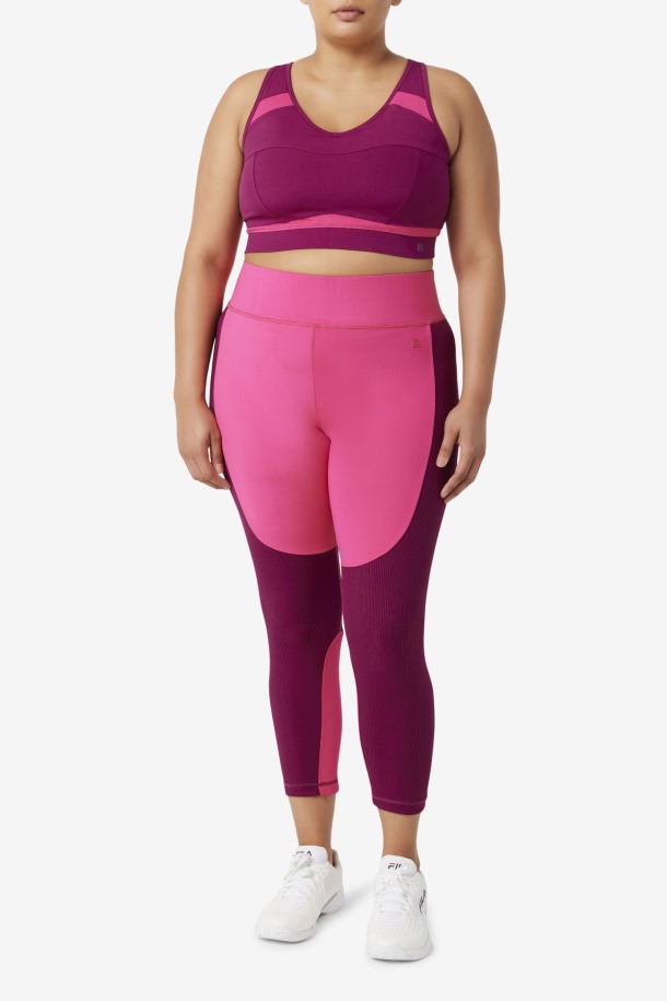 Magenta Violeta/brillante Rosa Fila Outlets Uplift Racerback Sujetador Deportivo
