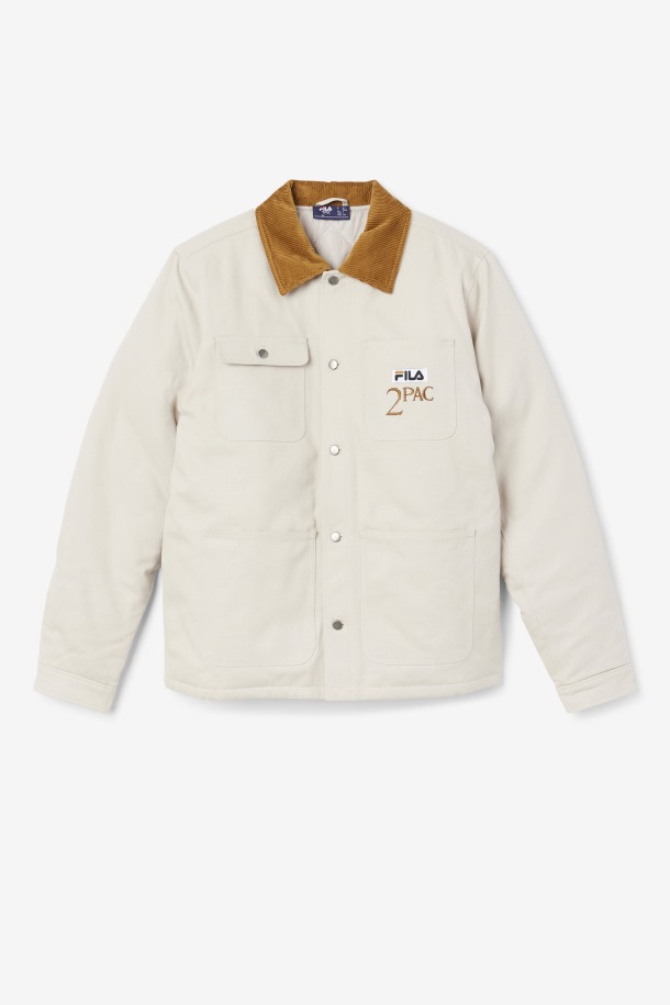 Fila Outlets 2pac Chaqueta Paloma/bronce Marrón
