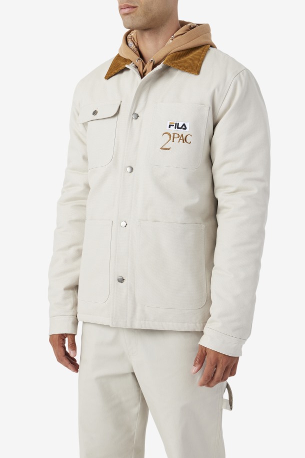 Fila Outlets 2pac Chaqueta Paloma/bronce Marrón