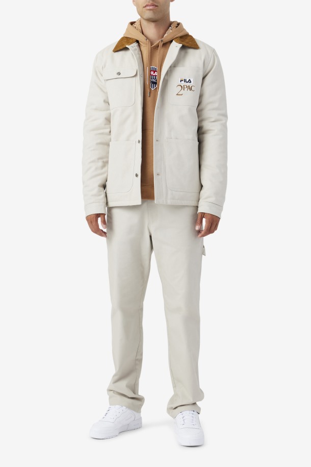Fila Outlets 2pac Chaqueta Paloma/bronce Marrón