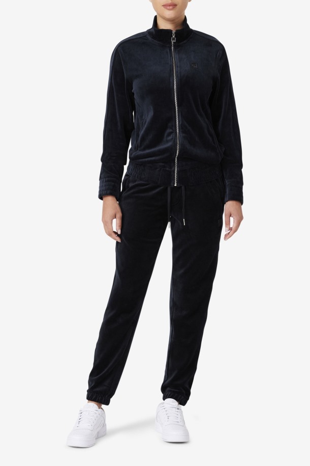 Pantalon Devell Terciopelo Negro Salida Cola