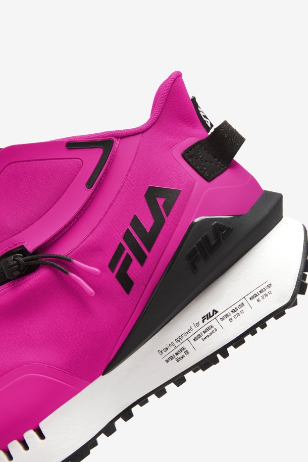 Zapatillas Fila Mujer Space Runner Rosa Resplandor/negra/blanca