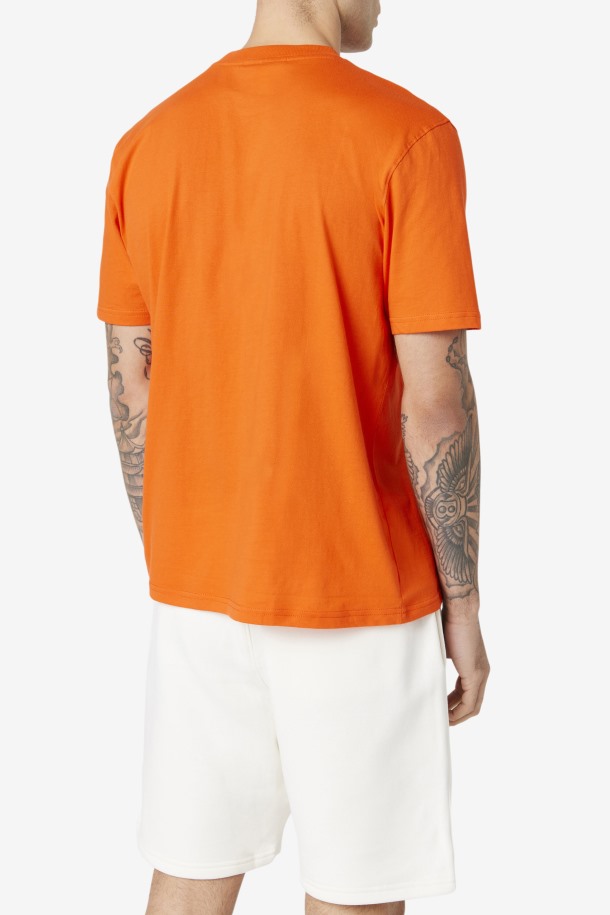 Camiseta Hombre Eagle Cherry Tomate/piedra/azul Marino Fila Outlet