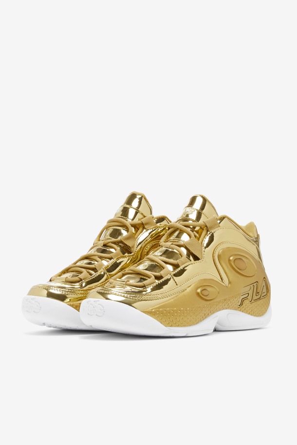 Grant Hill 3 Metálico Fila Puntos De Venta Oro Metálico