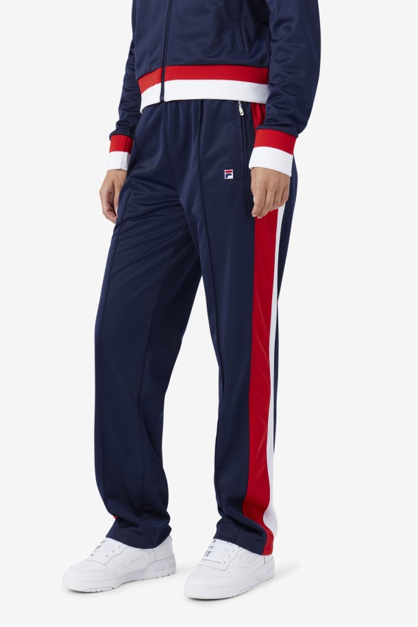 Pantalón De Chándal Arena Azul Marino/rojo/blanco De Fila Outlets
