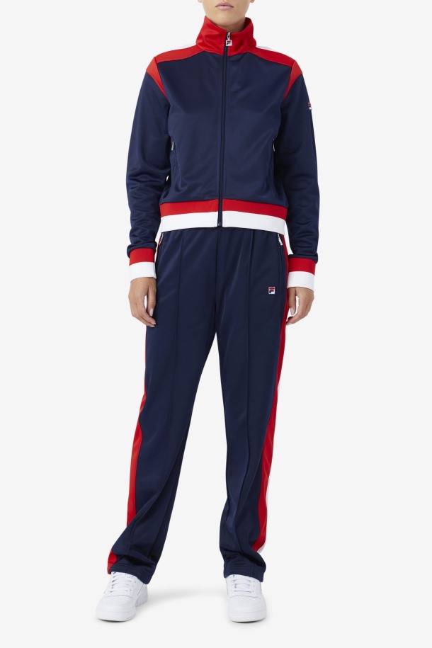 Pantalón De Chándal Arena Azul Marino/rojo/blanco De Fila Outlets