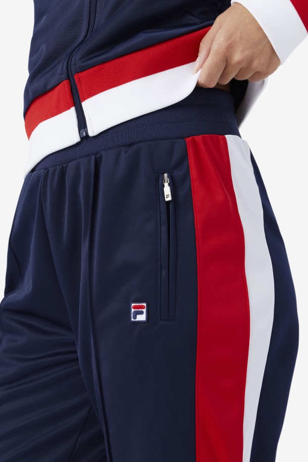 Pantalón De Chándal Arena Azul Marino/rojo/blanco De Fila Outlets