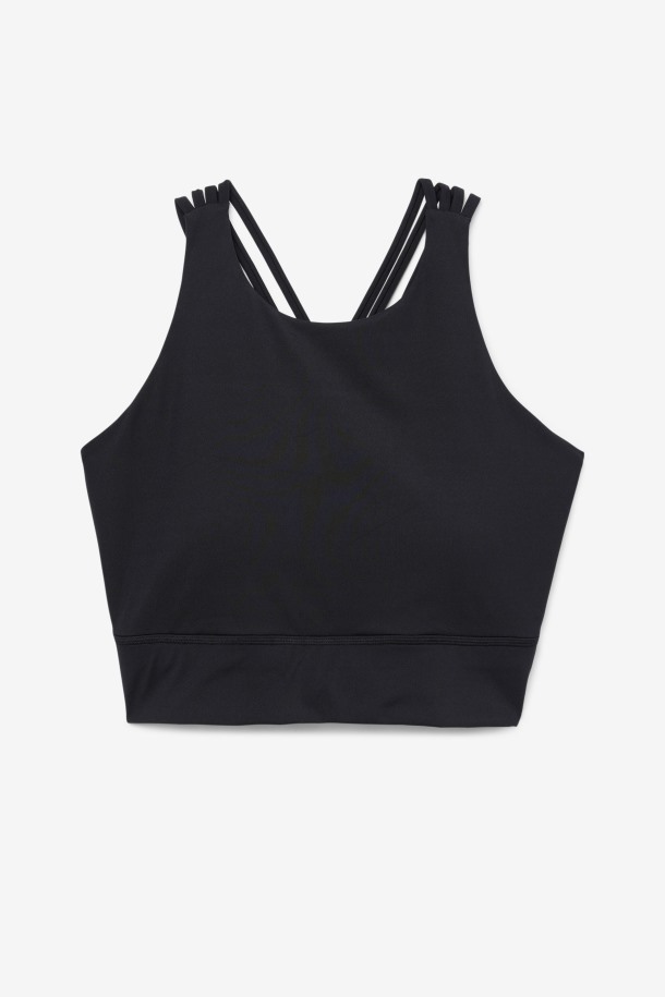 Sujetador Deportivo Cuello Alto Uplift Fila Outlet Negro