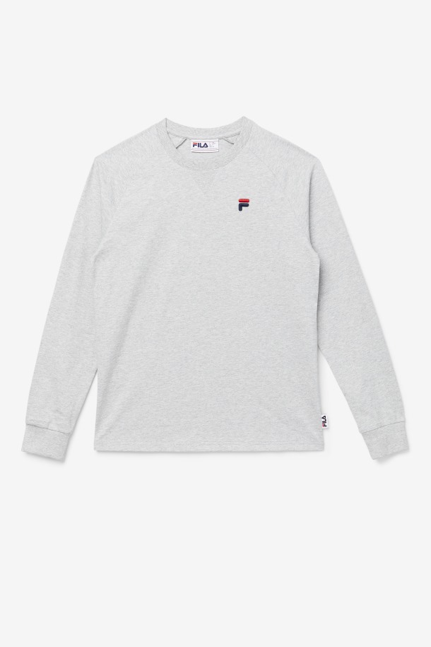 Camiseta Flynn Manga Larga Outlet Fila Gris Claro