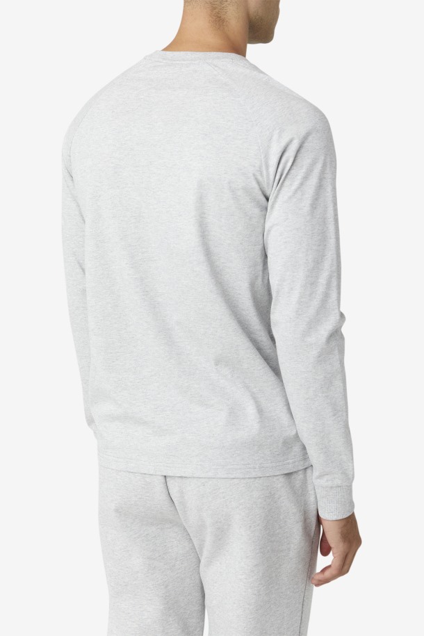 Camiseta Flynn Manga Larga Outlet Fila Gris Claro