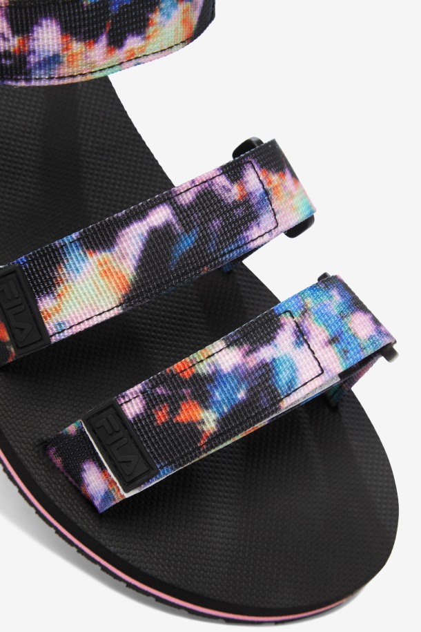Drifter Ts De Mujer Tie Dye Multi/black/white Fila Outlet