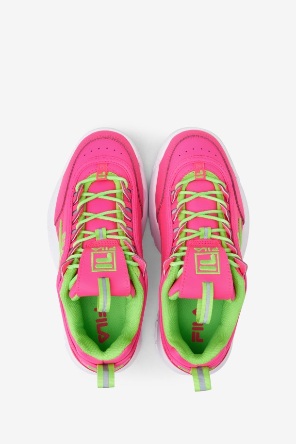 Rosa/verde/blanco Niños Grandes Disruptor 2 Premium Fila Outlet