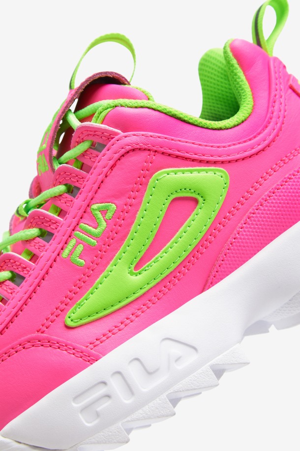 Rosa/verde/blanco Niños Grandes Disruptor 2 Premium Fila Outlet