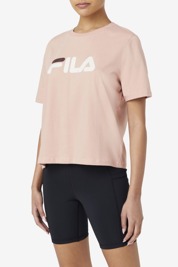 Row Outlets Miss Eagle Camiseta Rosa/tortuga/caoba