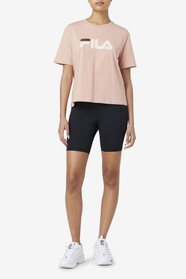 Row Outlets Miss Eagle Camiseta Rosa/tortuga/caoba