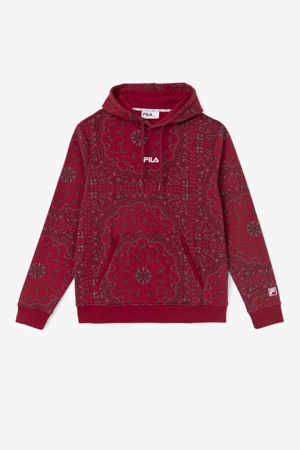 Sudadera Con Capucha Seneca Con Estampado De Ruibarbo/pañuelo Fila Outlet