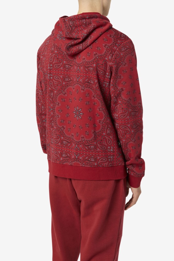 Sudadera Con Capucha Seneca Con Estampado De Ruibarbo/pañuelo Fila Outlet