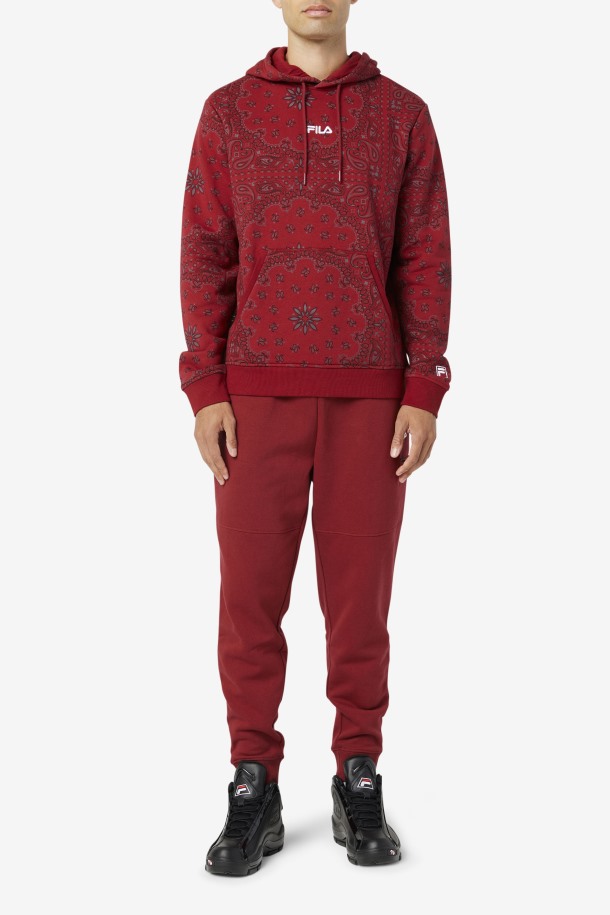 Sudadera Con Capucha Seneca Con Estampado De Ruibarbo/pañuelo Fila Outlet
