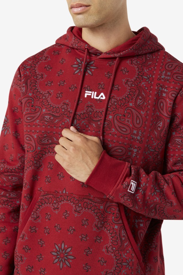 Sudadera Con Capucha Seneca Con Estampado De Ruibarbo/pañuelo Fila Outlet