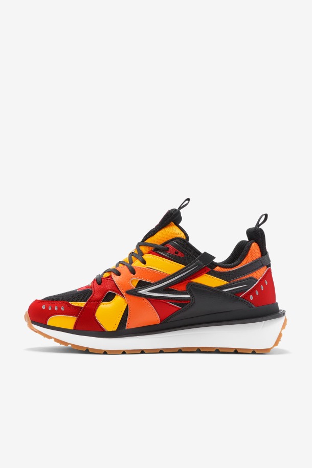 Sandenal Hombre Negro/rojo/dorado Fila Outlet