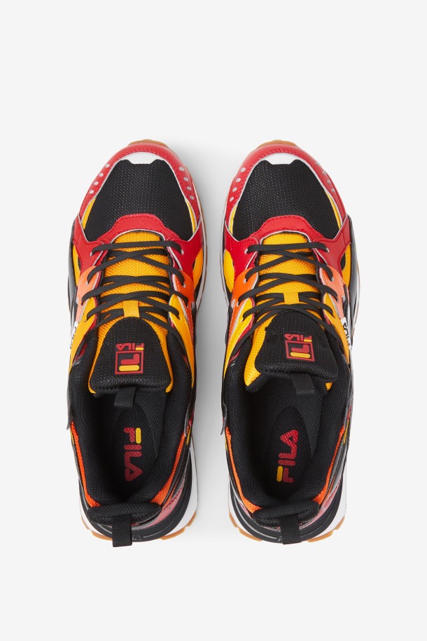 Sandenal Hombre Negro/rojo/dorado Fila Outlet