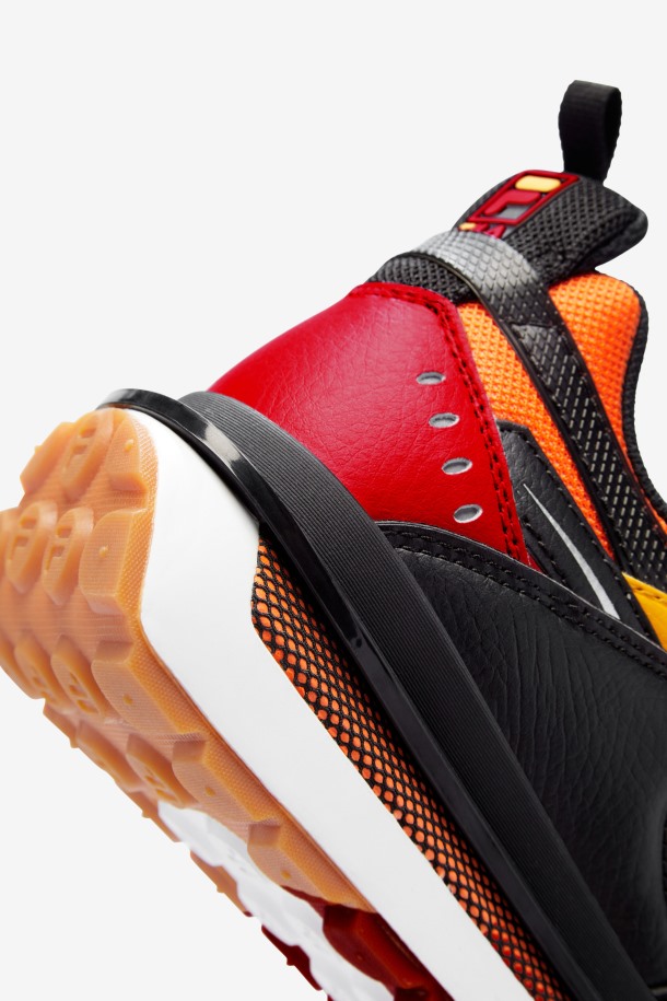 Sandenal Hombre Negro/rojo/dorado Fila Outlet