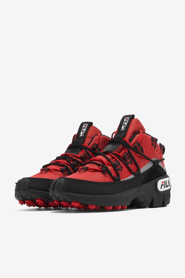 Rojo/negro Hombre Grant Hill 1 X Trailpacer Fila Outlet