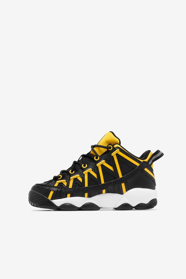 Fila Outlets Niños Grandes Stackhouse Spaghetti Negro/limón/blanco