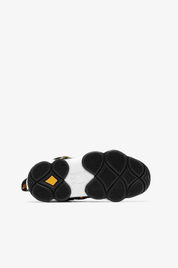 Fila Outlets Niños Grandes Stackhouse Spaghetti Negro/limón/blanco