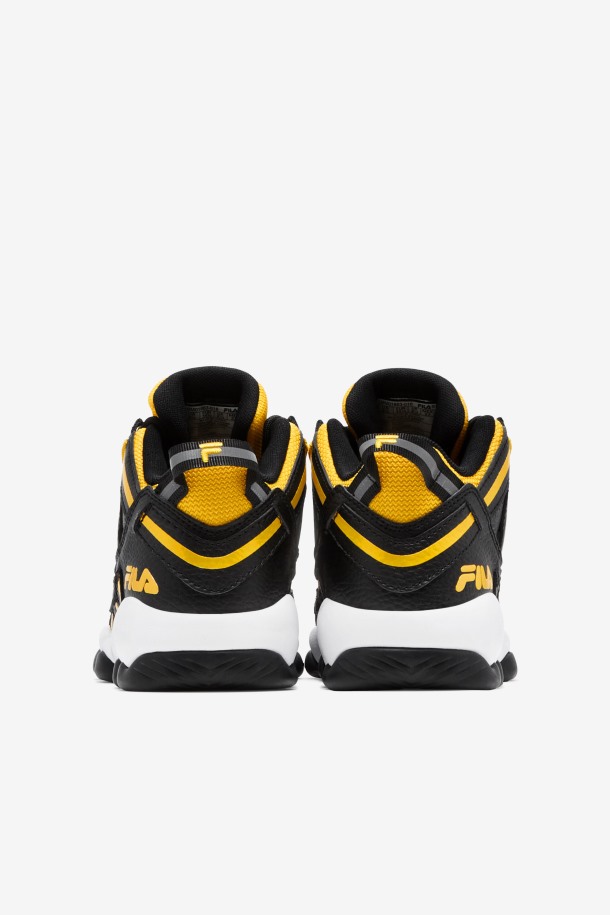 Fila Outlets Niños Grandes Stackhouse Spaghetti Negro/limón/blanco