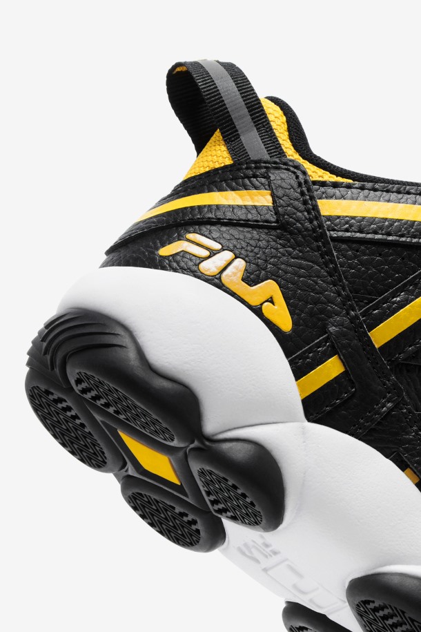 Fila Outlets Niños Grandes Stackhouse Spaghetti Negro/limón/blanco