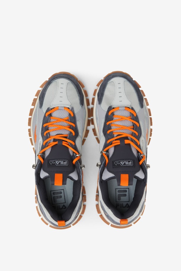 Fila Outlet Hombre Ray Tracer Tr 2 Glaciar Grey/nine Iron/orange