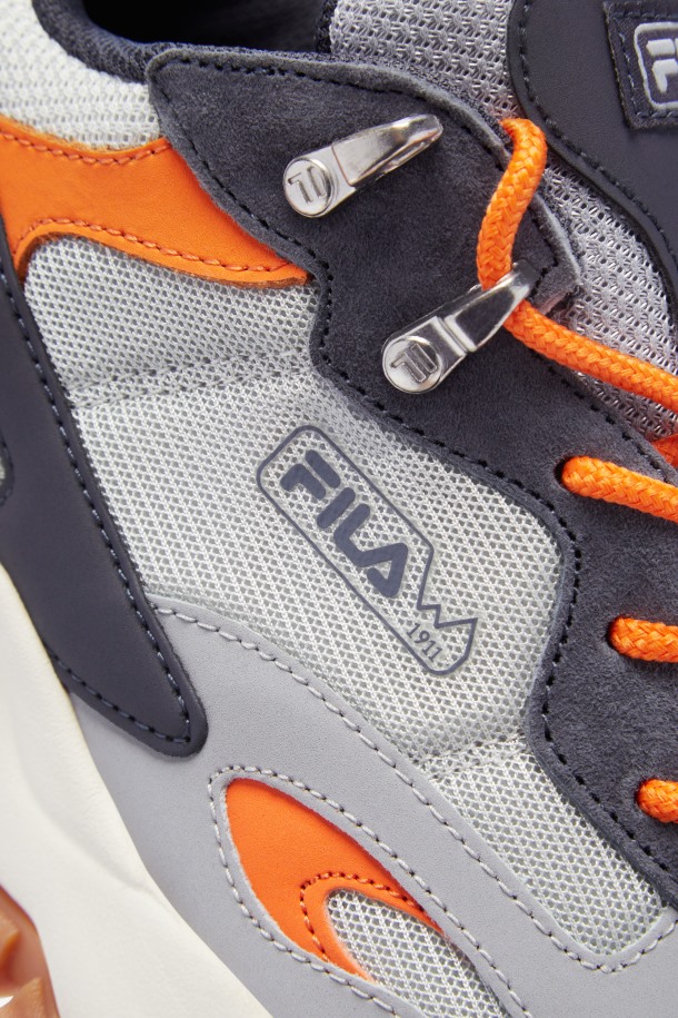 Fila Outlet Hombre Ray Tracer Tr 2 Glaciar Grey/nine Iron/orange