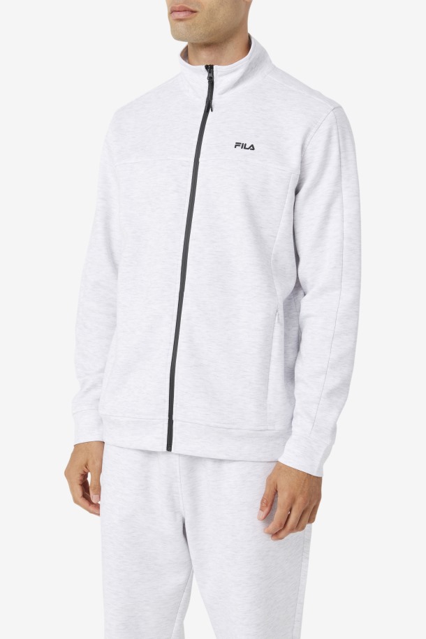 Fila Outlets Whiteed Marl/black Chaqueta Con Cremallera Gonal