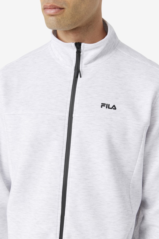 Fila Outlets Whiteed Marl/black Chaqueta Con Cremallera Gonal