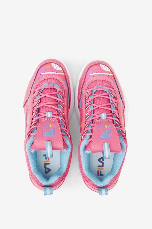 Fila Outlet Bubblegum/azul/blanco Niños Pequeños Disruptor 2 Premium