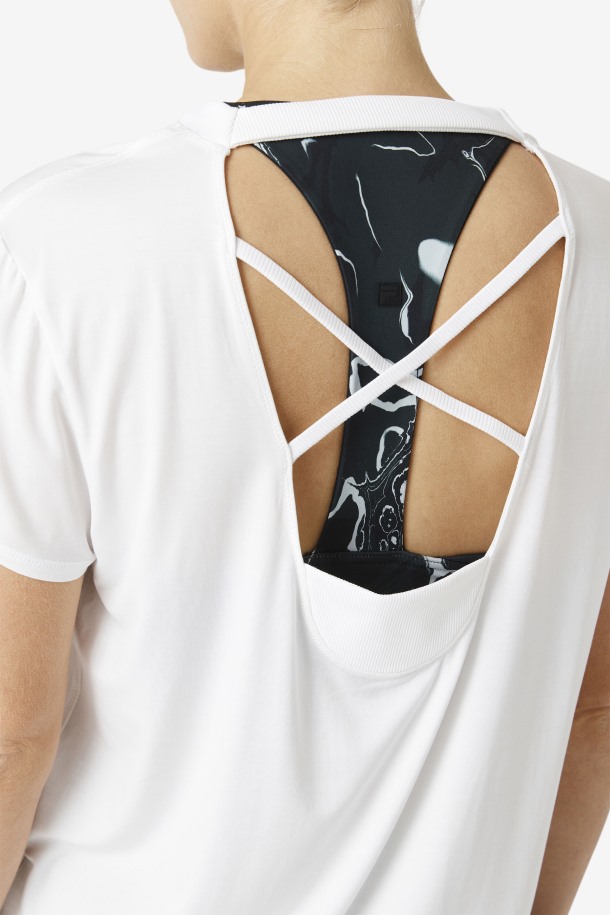 Camiseta Fi-lux Manga Corta Blanco Fila Outlet