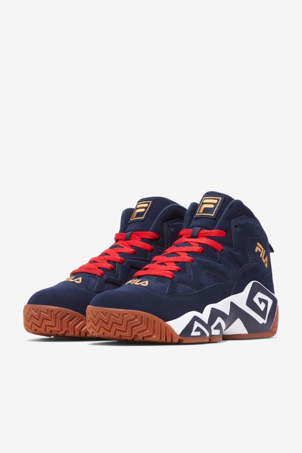 Fila Outlets Hombres Mb Azul Marino/blanco/oro Metalizado