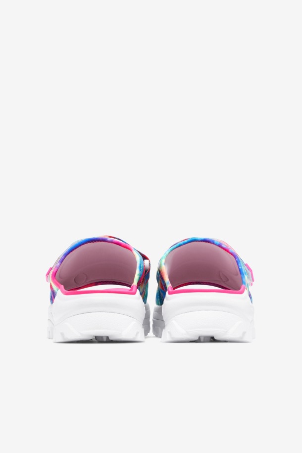Chanclas Para Mujer Tie Dye Multicolor/blanco/rosa Glo Outlets Fila