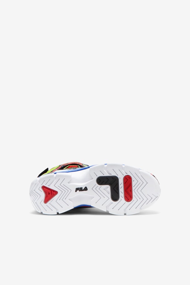Fila Para Niños Grandes Grant Hill 2 Racing White/lime Punch/blue