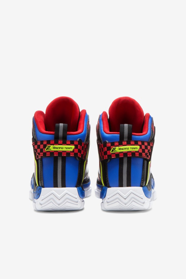 Fila Para Niños Grandes Grant Hill 2 Racing White/lime Punch/blue
