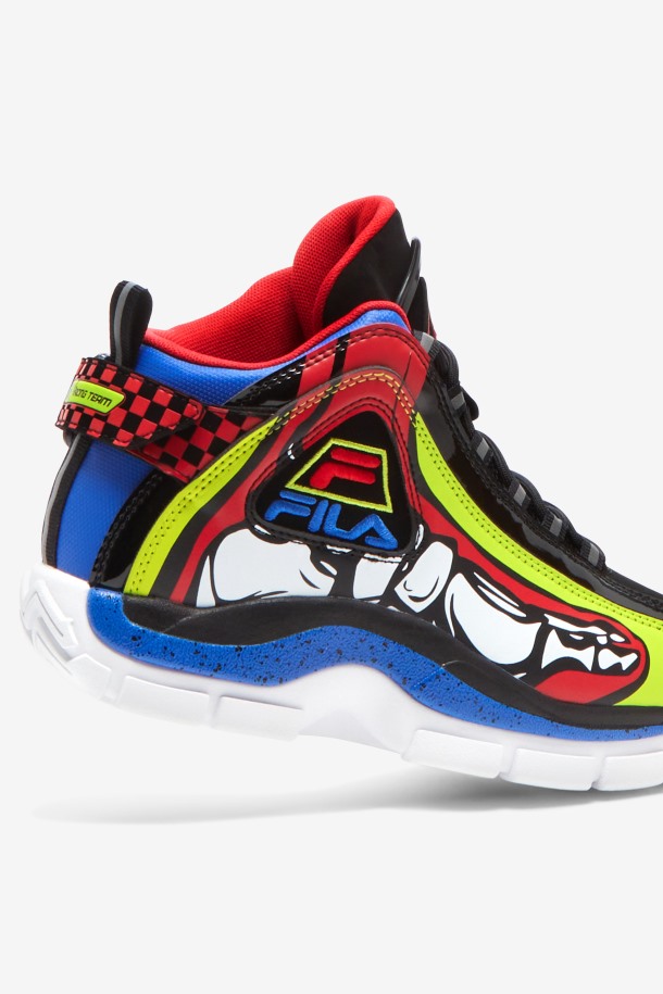 Fila Para Niños Grandes Grant Hill 2 Racing White/lime Punch/blue