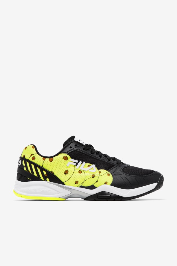 Fila Volley Zone Hombre Negro/blanco/amarillo Outlet