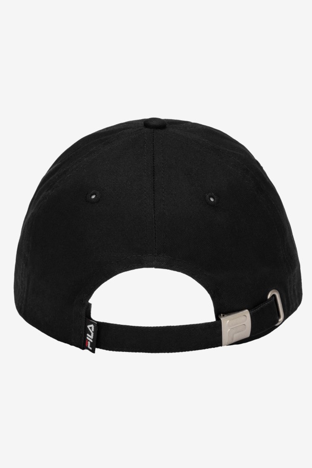 Gorra De Beisbol Con Logo Bordado Fila Outlets Negro