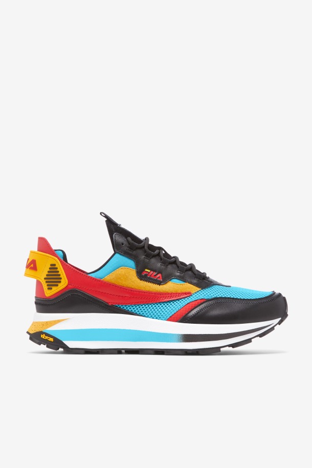 Fila Outlet Bluefish/gold/black Hombres R1 Runner X Barneys